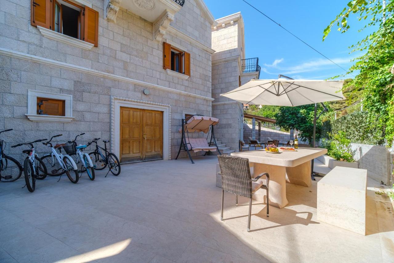 Luxury Stone Villa Nevija 2022 Private Villa ميلنا المظهر الخارجي الصورة
